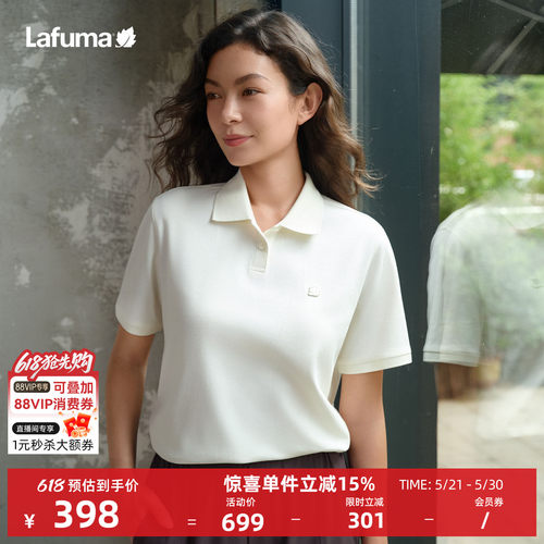 乐飞叶户外polo衫女凉感抗菌