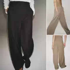 Qinchuan 26 Autumn Commuting Fashionable Casual Minimalist Mid-Waist Loose Pants 1916001 5344042