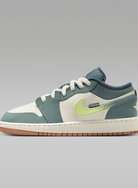 NIKE耐克大童AIR JORDAN 1 LOW SE (GS)运动训练篮球鞋IB7112-001