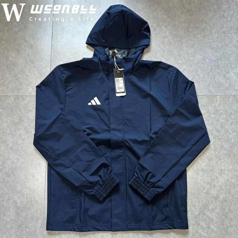 Adidas/阿迪达斯外套男款2026新款运动服宽松连帽宽松夹克KW0692