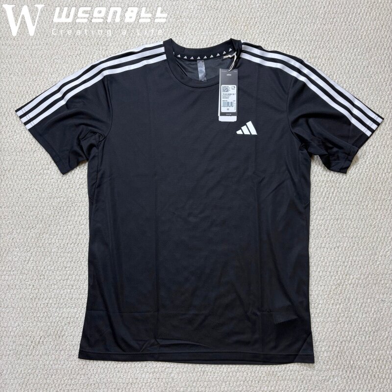 Adidas/阿迪达斯男子夏季户外跑步运动服男生休闲短袖T恤IB8150
