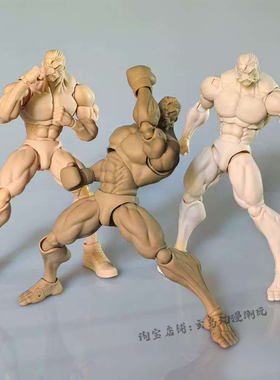 先行预定 KToys KT01 1/12 强壮肌肉 男素体 关节可动人偶