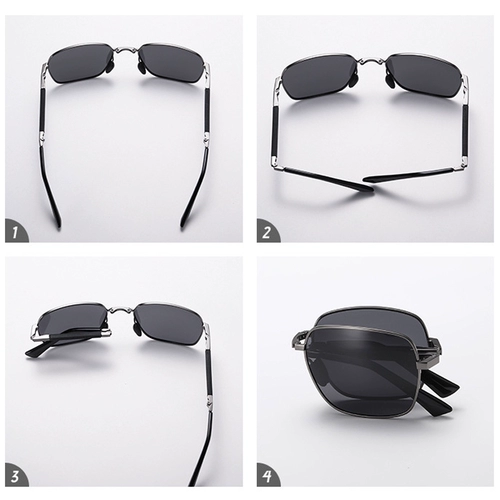 2024 Новые модели могут быть складываемыми солнцезащитными очками мужские поляризованные ежедневные использование двойное обесцвечивание солнцезащитных очков водителя водителя.