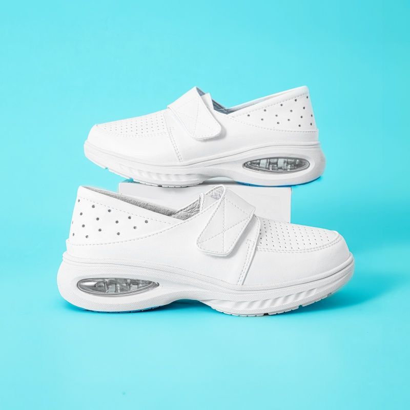 护士鞋女白色中州人透气防滑镂空工作鞋医用鞋女鞋可定制夏季