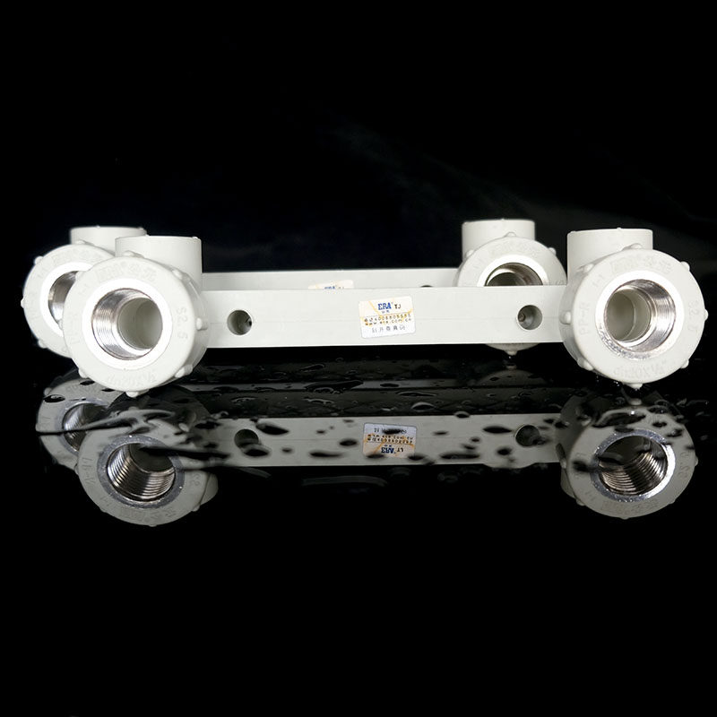 公元ppr连体内丝弯头家用冷热水管配件双联内牙弯4/6分热熔管接头