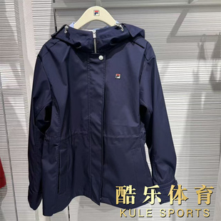 FILA斐乐女装2026年春夏新款舒适宽松运动休闲梭织外套F11W628703