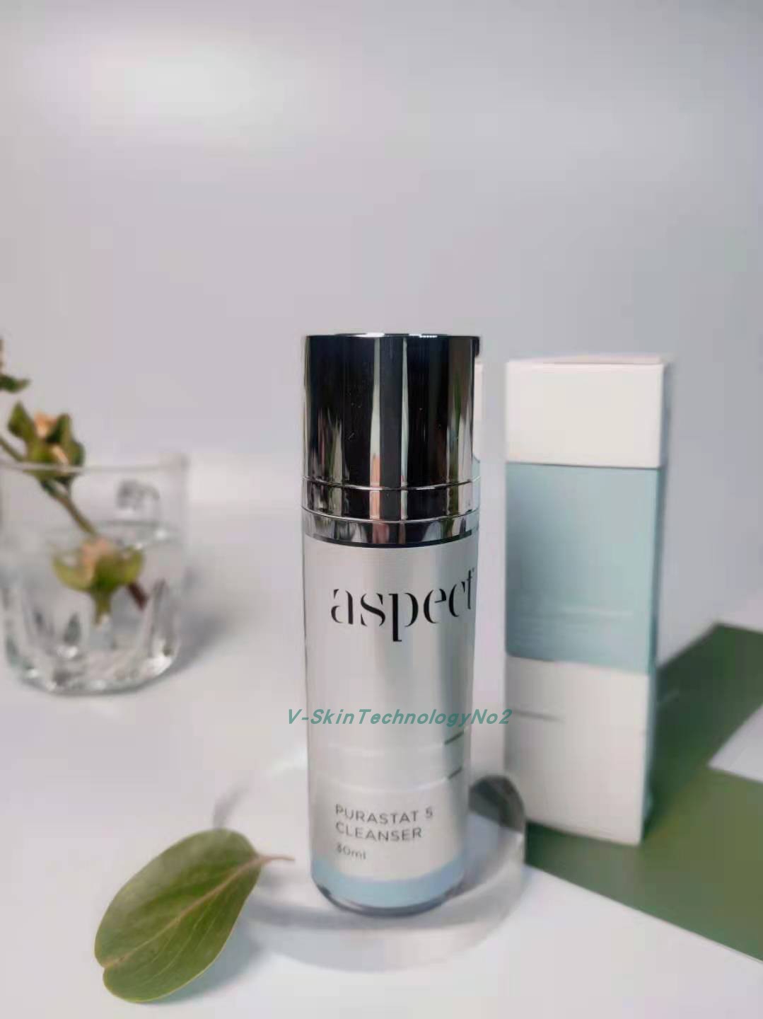 现货Aspect Purastat5舒爽减压深层清洁去死皮天然洁面液30ML