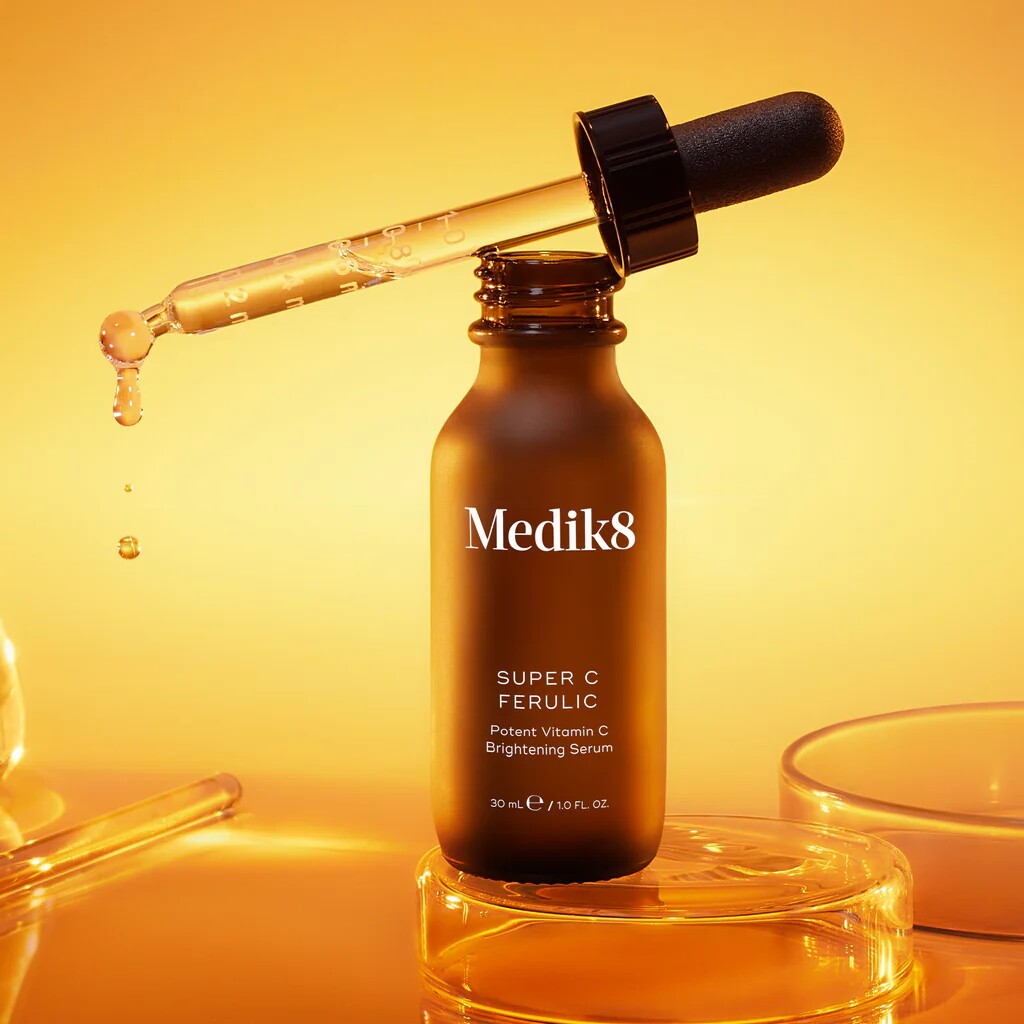 现货Medik8 super C ferulic 强效c精华光泽高白细纹斑点28天30%图片