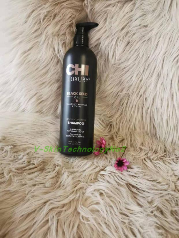 CHI Luxury Black Seed黑籽油柔顺洗发水739ml油性干性婴幼儿可用