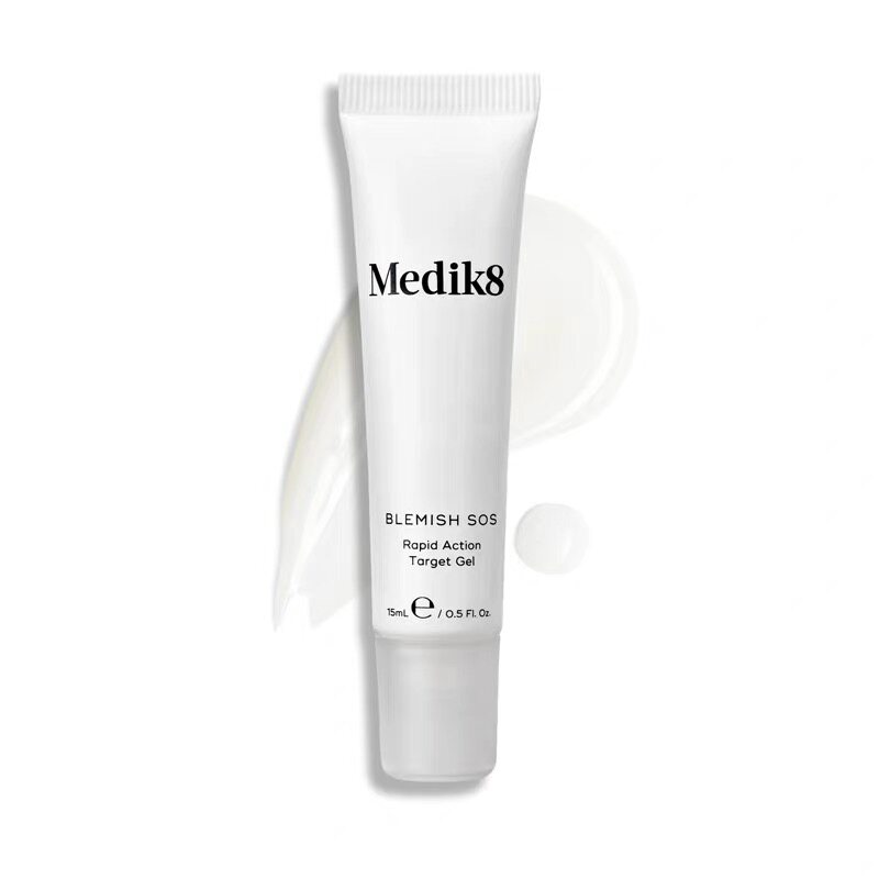 油皮旅行出差面试Medik8 SOS blemish去豆啫喱15ml暗疮闭粉刺黑头