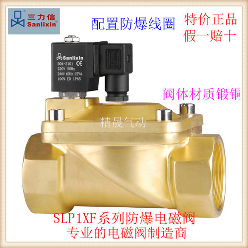 三力信SLP1XF02铜XF13防爆电磁阀 N1C13/D13/E20/G25/H35/J40/K50