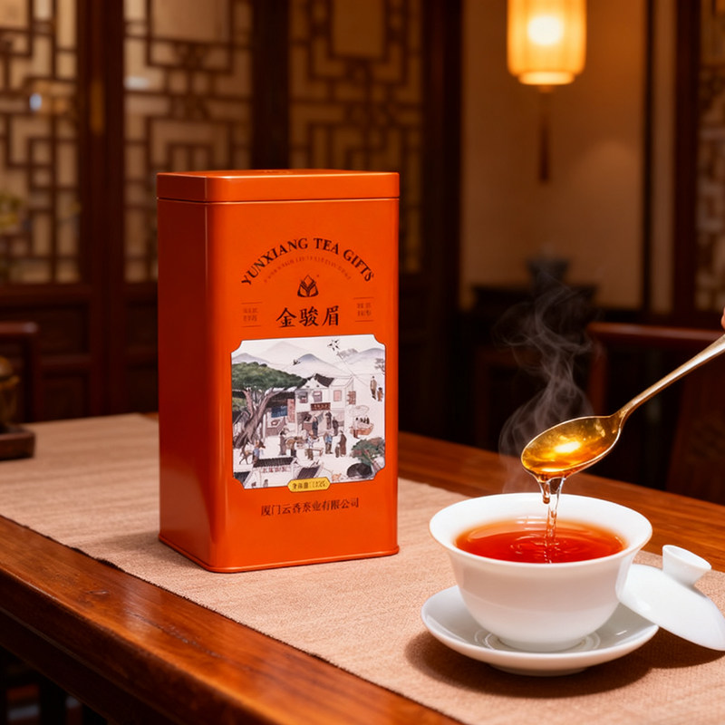 金峻眉武夷山产区红茶125g蜜香馥郁甘润悠长厦门老字号云香茶叶