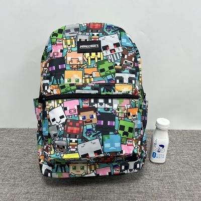 Minecraft我的世界双肩包联名背包大容量卡通像素书包设计感小众