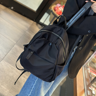 ZRVR双肩包女2025新款 轻便大容量书包牛津布尼龙旅行背包通勤女包