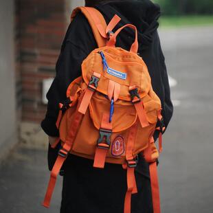 口嘎原创登山包露营工装大容量户外运动男女旅行徒步双肩背包轻便