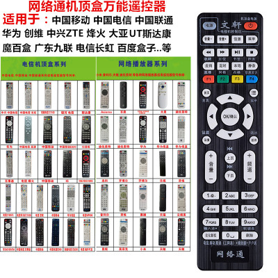 网络通用机顶盒万能遥控器海美迪芒果嗨Q小米百度优酷户户通天敏