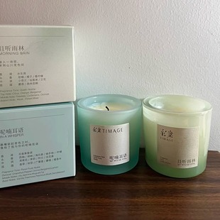 幸福感up!彩棠香薰蜡烛60g且听雨林/枕上茶书/呢喃耳语持久留香