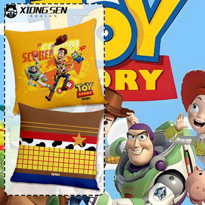 玩具总动员胡迪巴斯光年NASA抱枕