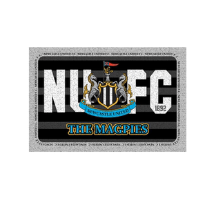 纽卡斯尔联队喜鹊足球迷周边丝圈地垫玄关入户门外进门口脚垫子