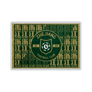 浙江FC队绿城足球迷硅藻泥地垫室内浴室防滑玄关入户进门口脚垫子