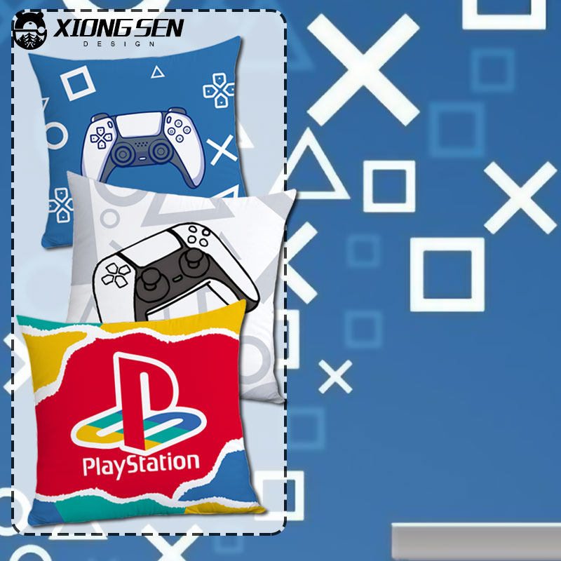 playstation游戏机PS5 PS4抱枕办公室腰枕床头沙发靠垫汽车靠枕