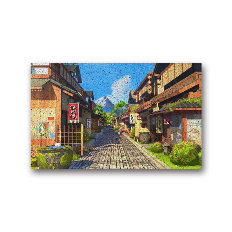 可来图定制ins风动漫插画地垫