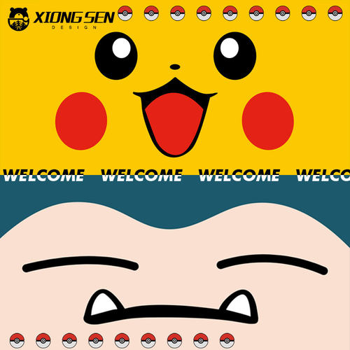 卡比兽耿鬼皮卡丘硅藻泥地垫