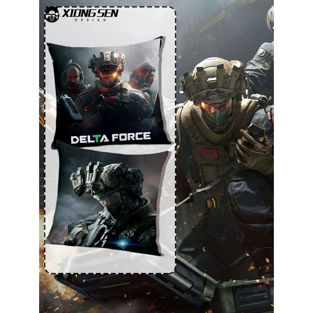 三角洲行动游戏周边抱枕靠垫