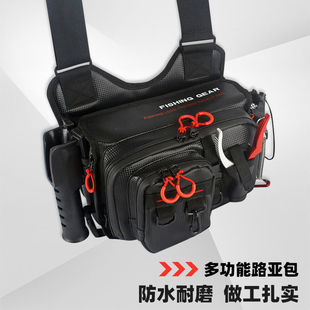 多功能防水收纳路亚包飞钓包木虾假饵包铁板拟饵包背包挎包钓鱼包
