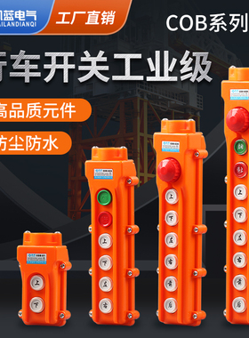 cob行车按钮开关起重机操作控制手柄电动葫芦天车行吊开关手电门