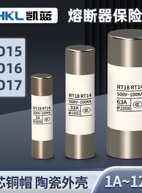熔断器芯子RO15/16/17陶瓷保险丝管RT18 1A 2A 3A 5A 6A 10A 32A