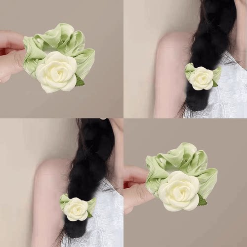 山茶花朵大肠发圈发绳