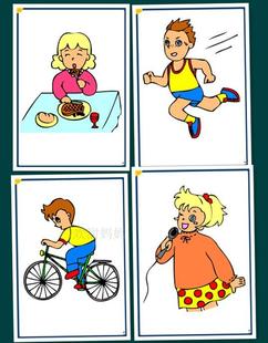 Action动作动词英文单词教具大卡片儿童英语启蒙早教彩图双面闪卡