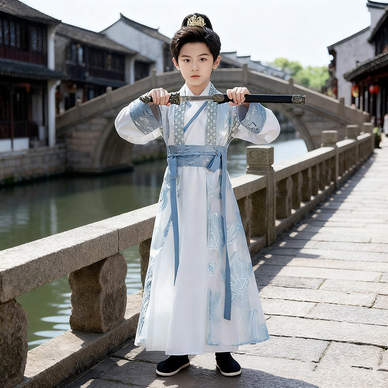 男童汉服2026新款儿童古装唐装