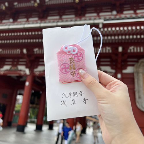 日本东京浅草寺雷门御守清水寺樱花铃铛挂件日系纪念品新年伴手礼