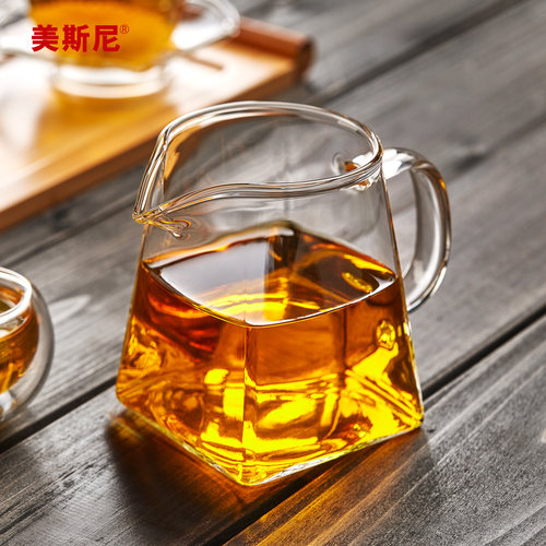 美斯尼加厚玻璃公道杯茶海分茶器