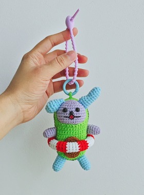 他泰明星吉米海周边牛油果小狗手工diy毛线钩织材料包成品包挂件
