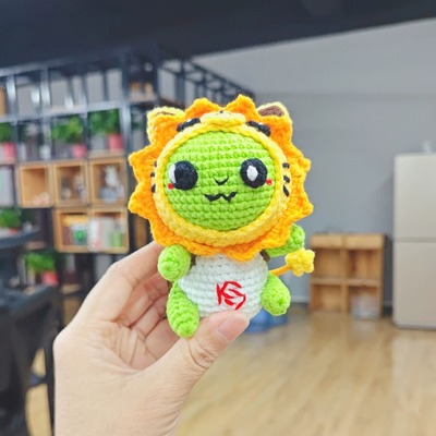 他泰明星GMM周边手工钩织玩偶狮子暖暖king man挂件材料包成品