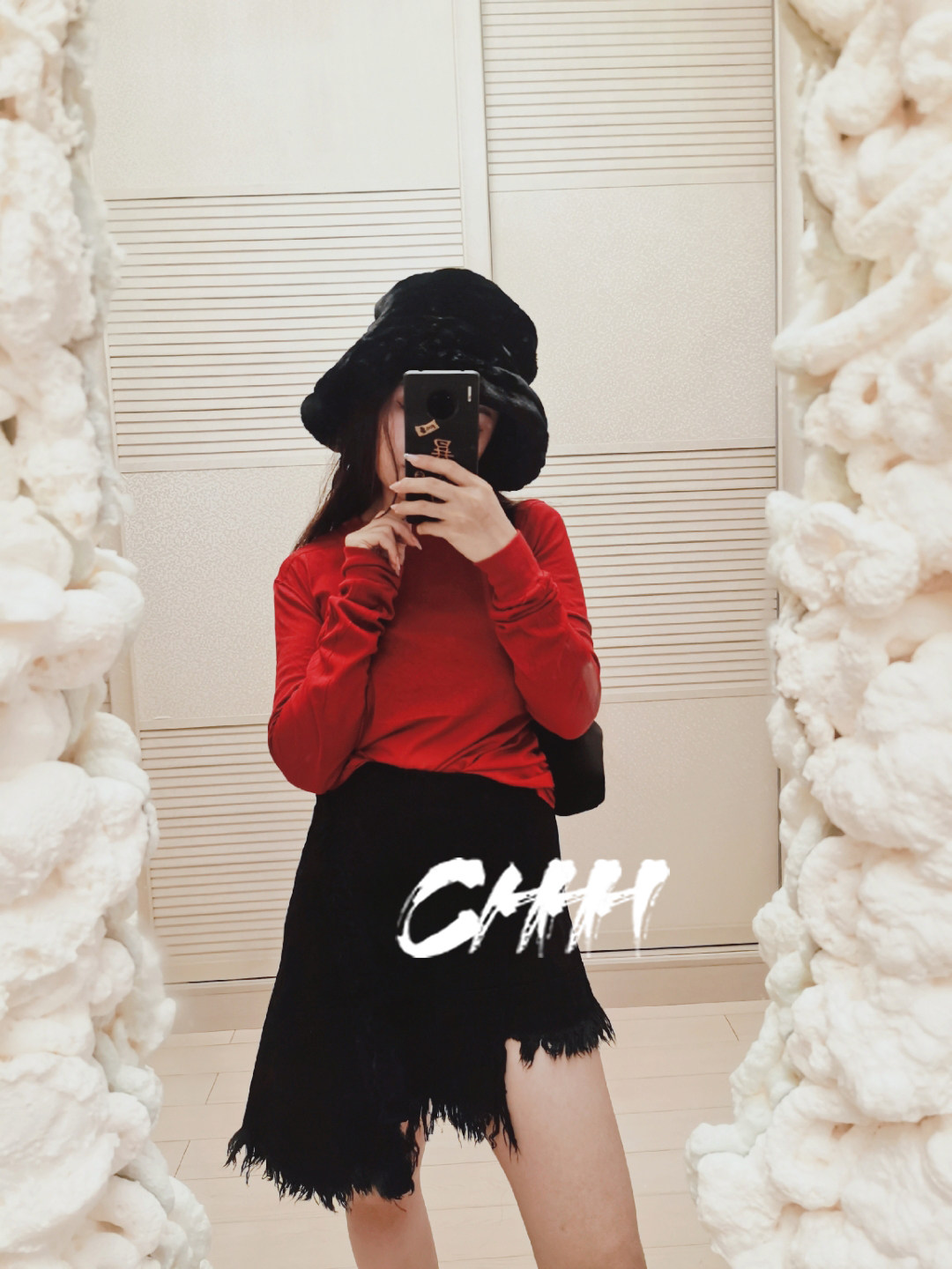 【chenyunmu】不规则流苏暗扣 全是细节的牛仔裙 态度很重要