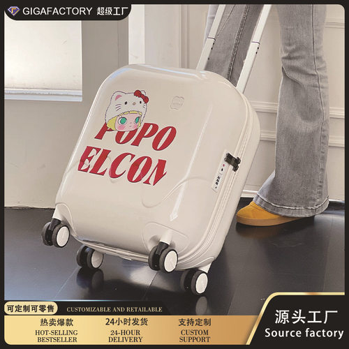 letoo行李箱拉杆箱涂鸦女密码箱2