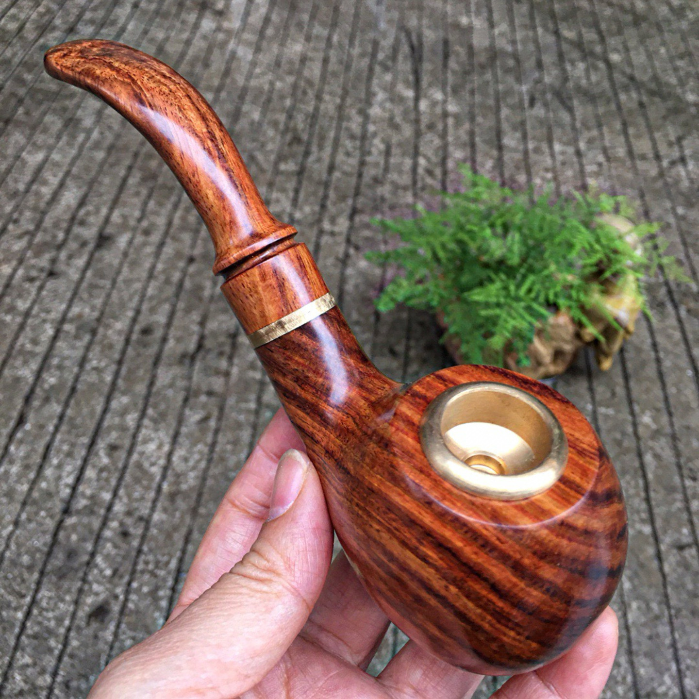 正宗海南黄花梨旱烟高档红木实木过滤烟斗烟嘴烟杆烟具男式老式