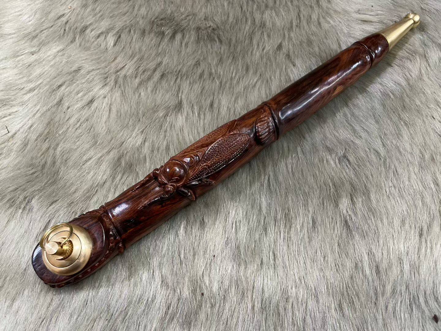 海南黄花梨旱烟高档烟嘴老式实木高端过滤烟具烟杆烟斗烟嘴收藏级