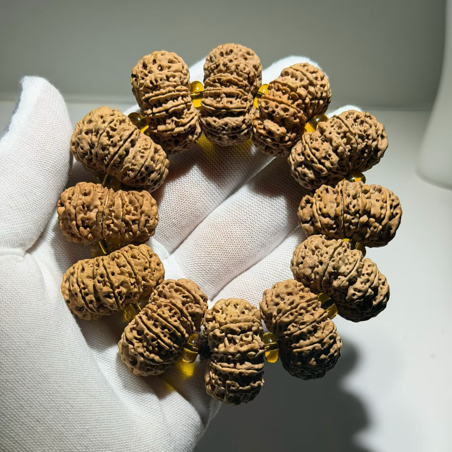 精品尼泊尔大金刚菩提手串28文玩高端收藏级11瓣盘玩满肉极品佛珠