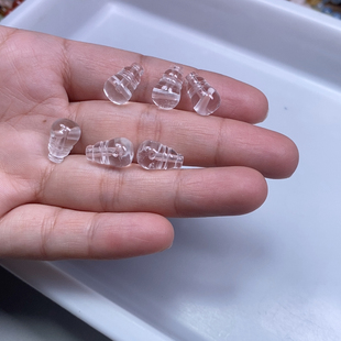 14x9mm白水晶三通1个