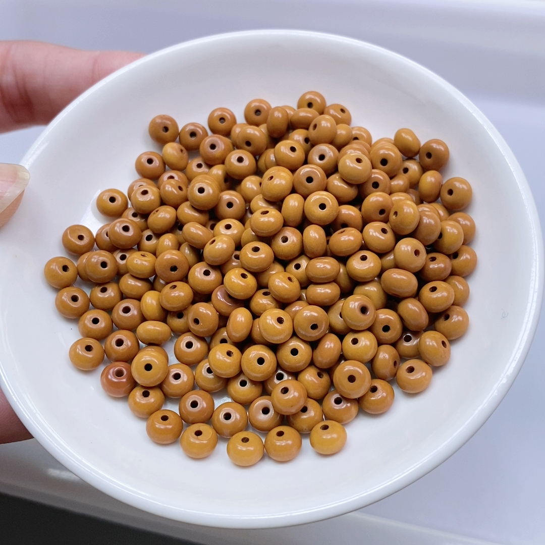 3.5x5.4mm橄榄核苹果珠40个