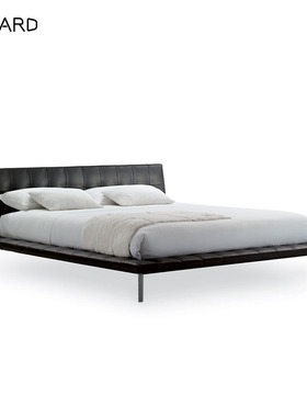 poliform 意式极简onda悬浮床现代简约别墅大平层主卧1.8米真皮床