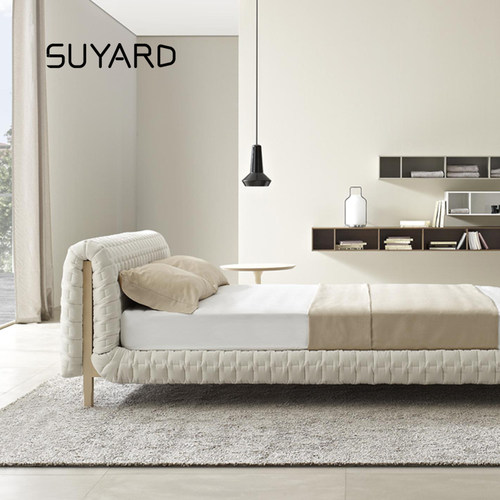 写意空间床现代简约侘寂风设计师