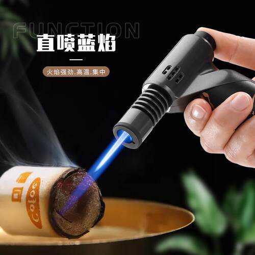 中邦ZB669创意直冲喷枪 户外烧烤烘焙便携台式防风打火机烟具