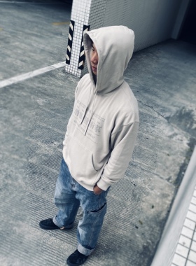 SKALUTE滑板艺术家连帽卫衣 帽衫 发泡印花 致敬滑板回到街头