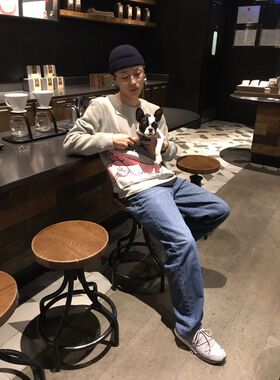 断码折扣/黑色圆领卫衣SKALUTE正品宽松抱拳大logo印花春秋H016